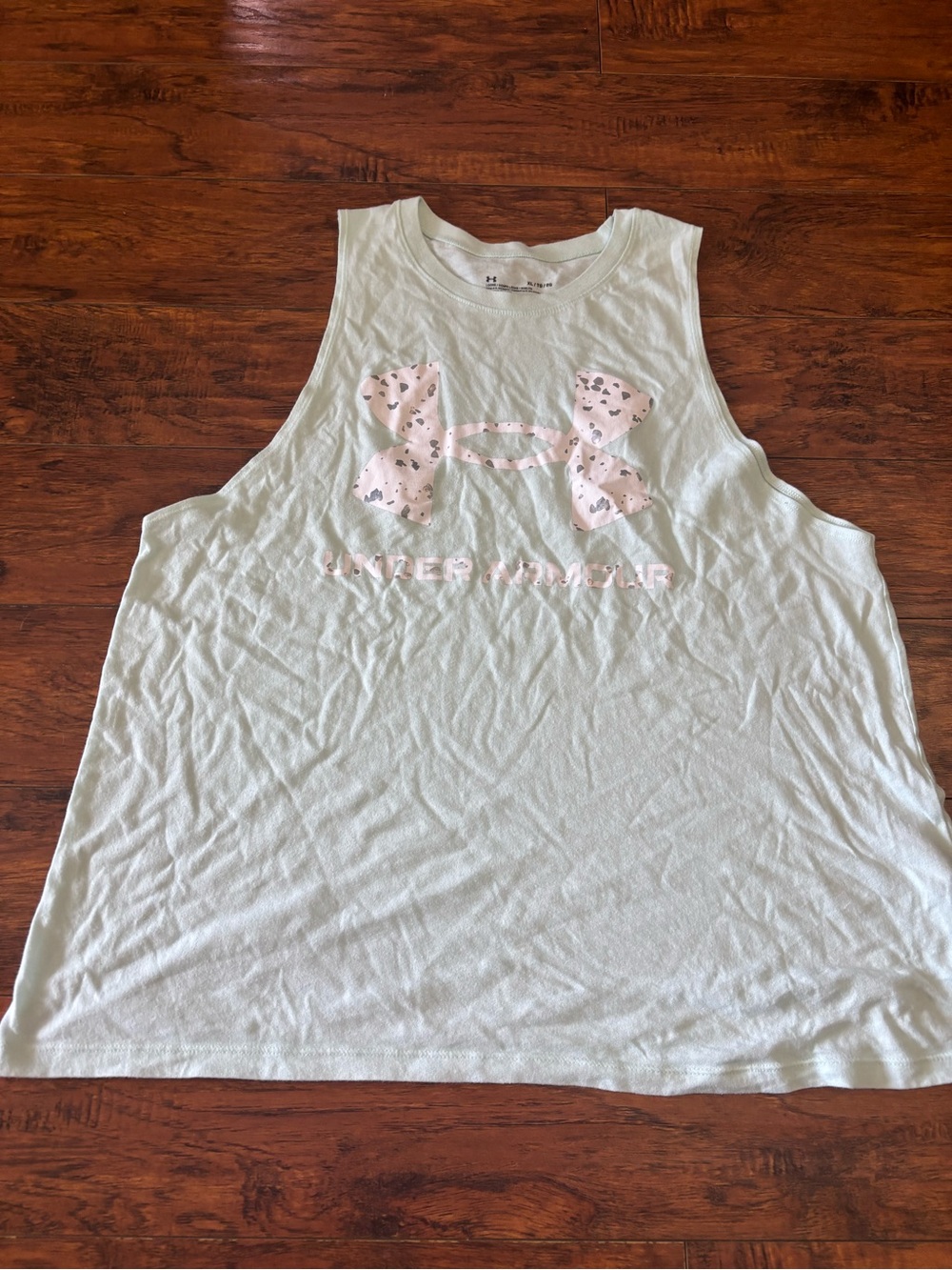 Under Armour Mint Tank with Logo Accents